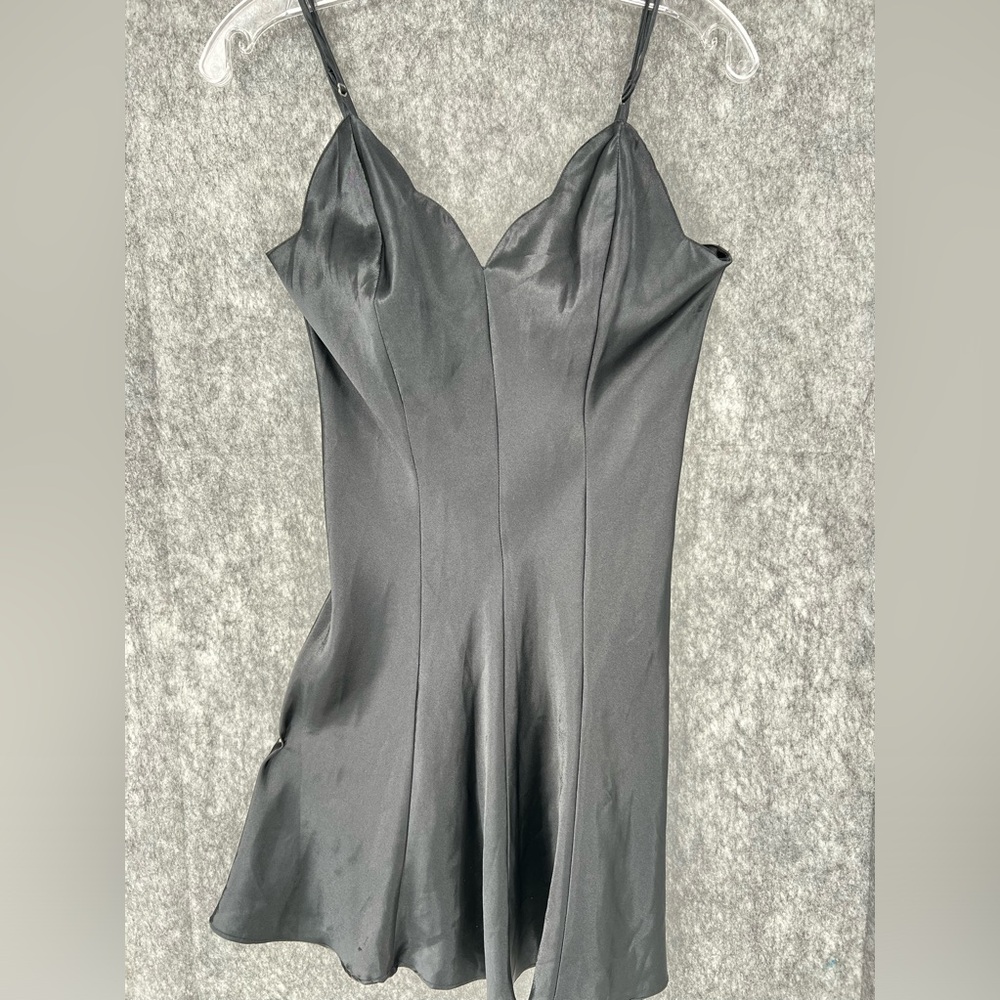 Fredericks of Hollywood Women Strap Sleeve Polyester Pull On Camisole Black S